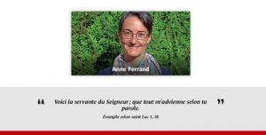 Consécration dans l’Ordo Virginum d’Anne Ferrand - Basilique Notre-Dame de Ceignac, le dimanche 13 juin 2021 - Diocèse de Rodez