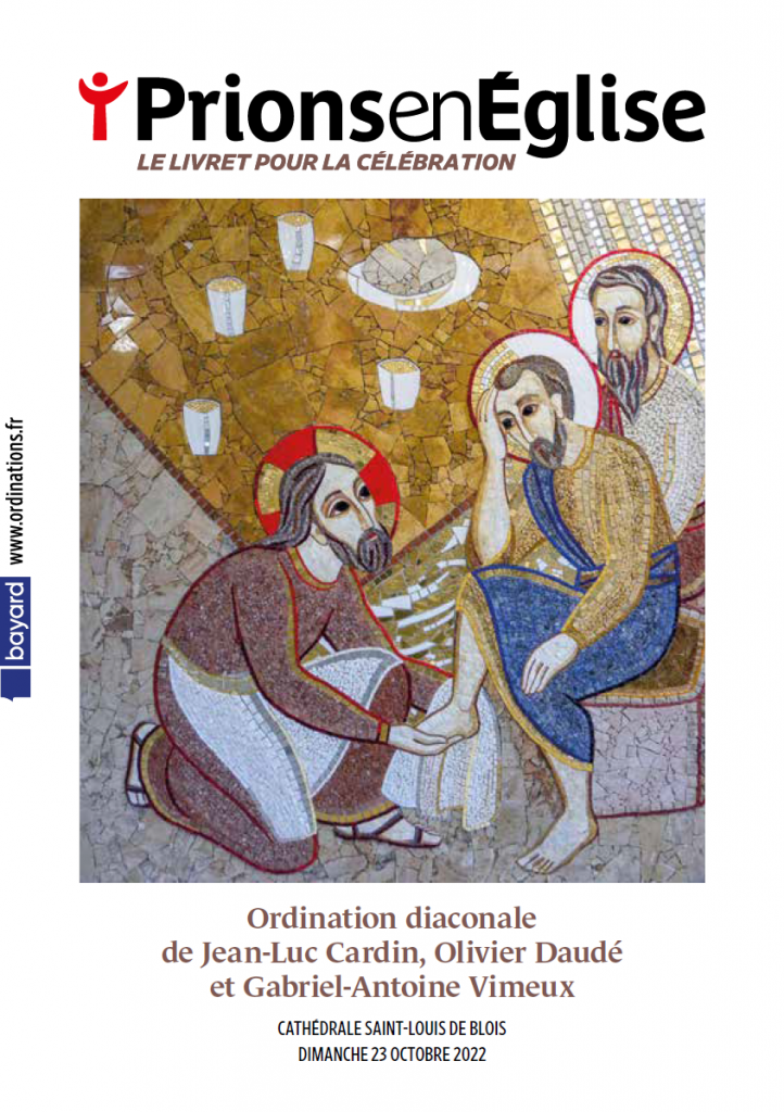 Ordination diaconale de Jean-Luc Cardin, Olivier Daudé et Gabriel-Antoine Vimeux, Cathédrale Saint-Louis de Blois, le dimanche 23 octobre 2022 – Diocèse de Blois