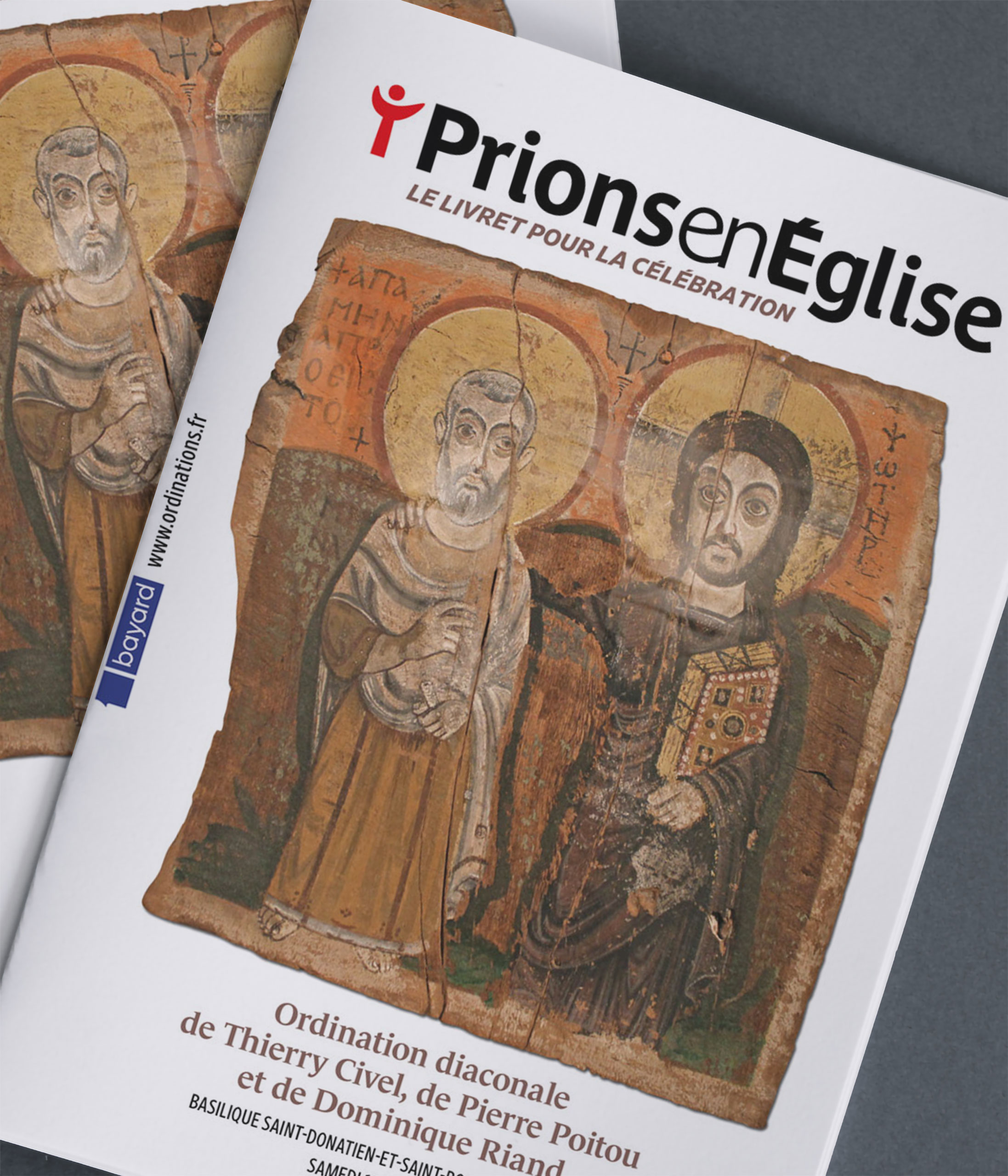 Ordination diaconale de Thierry Civel, de Pierre Poitou et de Dominique Riand