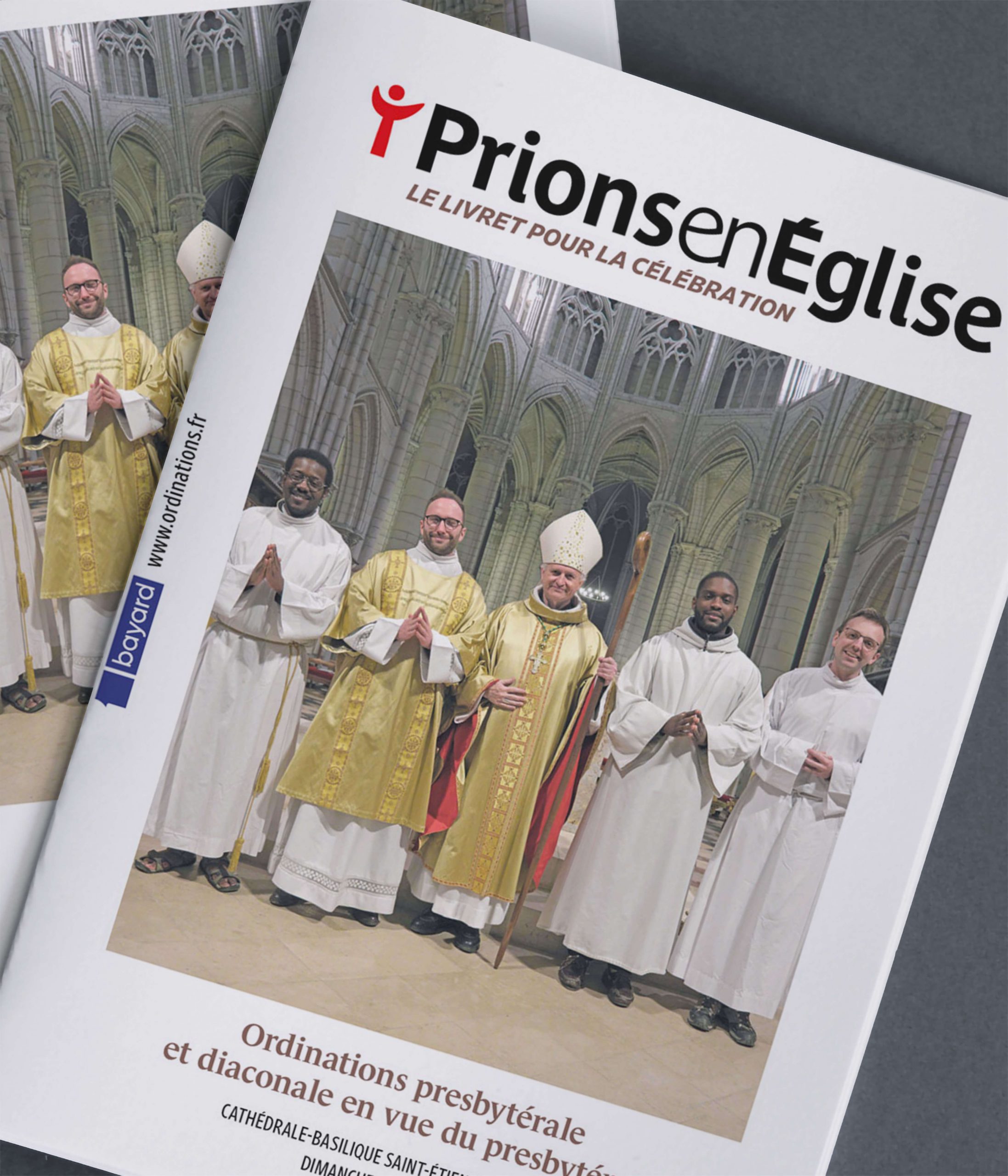 Ordinations presbytérale de Vianney Audurieau et diaconale en vue du presbytérat d’Albert Zogo, de Jason Nioka et Séraphin de Fombelle
