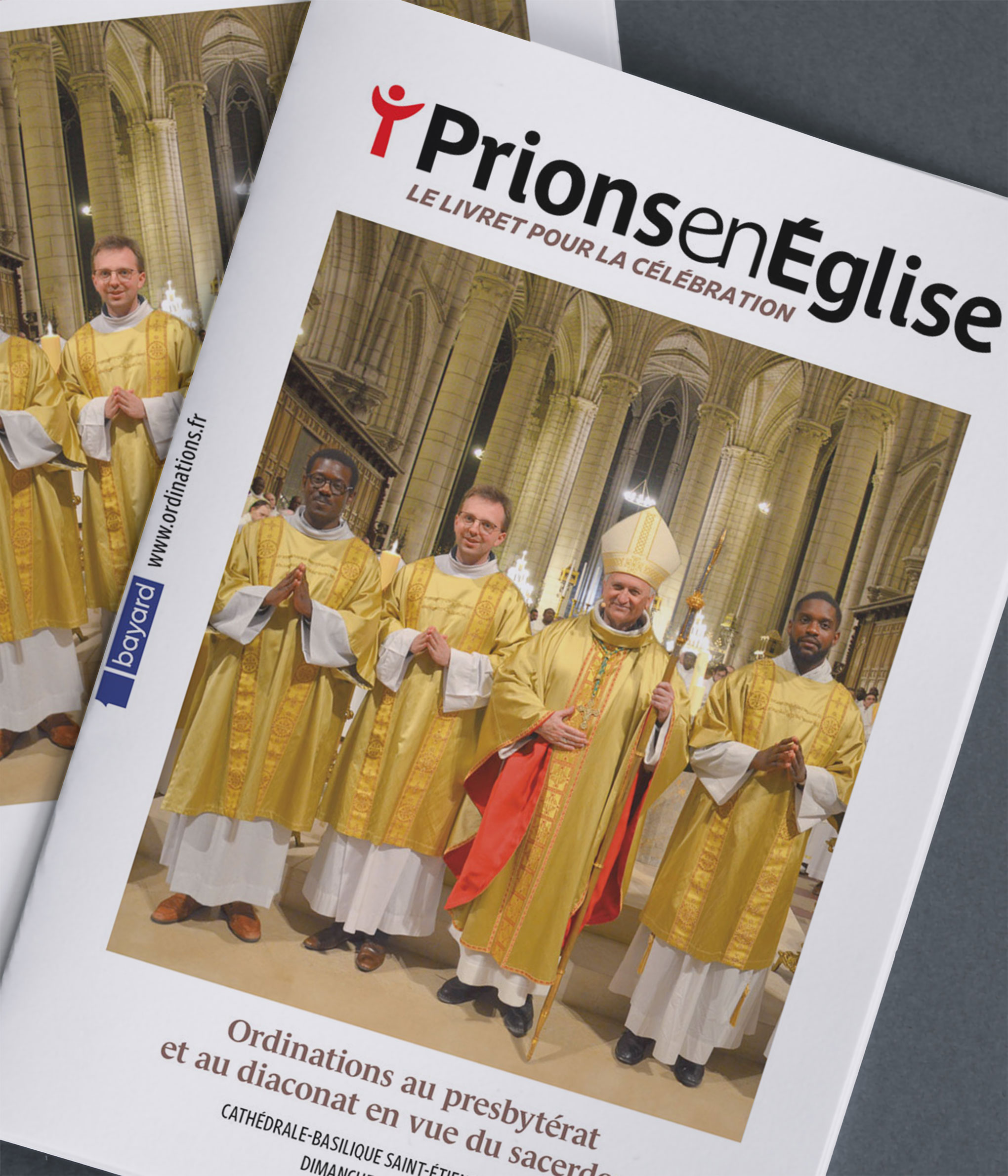Ordinations presbytérale, de Séraphin Jevardat de Fombelle, d’Albert Zogo et de Jason Nioka, et diaconale, de Guillaume Lavrard, Chançard Nsiangu Matondo et de frère Armand Kouyaya